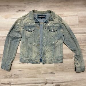 Jean Jacket with pearls